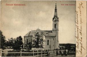 1916 Endrefalva, Római katolikus templom. Glattstein kiadása