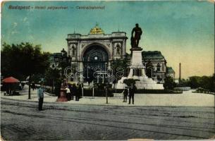 1912 Budapest VII. Keleti pályaudvar. Schwarz Jakab kiadása