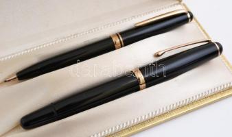 Mont Blanc töltőtoll 14 arany heggyel és töltőceruza. Szép állapotban. Pelikán dobozban