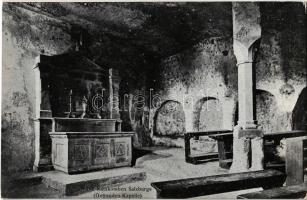Salzburg, Katakomben, Getrauden-Kapelle / catacombs, chapel (worn corners)
