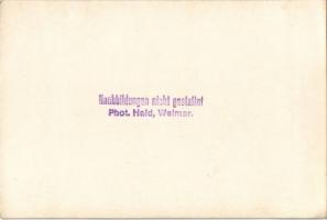 Liszt Ferenc / Franz Liszt. Photo. Held, Weimar. Nachbildungen nicht gestattet (non PC)