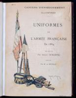 cca 1884-1886 Cahiers D'Enseignement Illustrés 16 száma. (Egybekötve.):
N. 1-2. Uniformes de L...