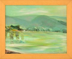 Jelzés nélkül: 2 db Tájkép. Olaj, vászon 23x29 cm. Keretben