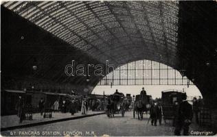 London, St Pancras Station, railway station (fa)