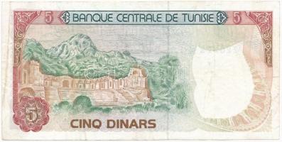 Tunézia, 1980. 5D T:III 
Tunisia 1980. 5 Dinars C:F