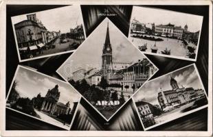 1940 Arad, Templomok, Kulturális Palota, Fő tér / churches, Palace of Culture, main square. Ruhm photo