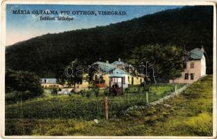 1930 Visegrád, Mária oltalma fiú otthon, intézet látképe