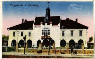 1930 Tiszafüred, Városháza. Kiadja Goldstein Adolf (fa)