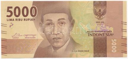 Indonézia 2016. 5000R T:I Indonesia 2016. 5000 Rupiah C:UNC