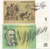 Ausztrália 1972. 1D + 2D T:III szép papír
Australia 1972. 1 Dollar + 2 Dollars C:F nice banknote
