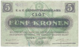 Csót / Hadifogolytábor 1916. augusztus 1. 5K T:III
Adamo HHC-1.4