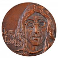 DN John Lennon egyoldalas Br plakett. Szign.: SZM (73mm) T:1-