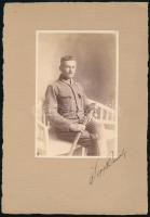 cca 1917 2 db I. világháborús katona fotó 12x18 cm