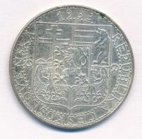 Csehszlovákia 1933. 20K Ag "Ipar, mezőgazdaság, üzlet" T:1-
Czechoslovakia 1933. 20 Korun...