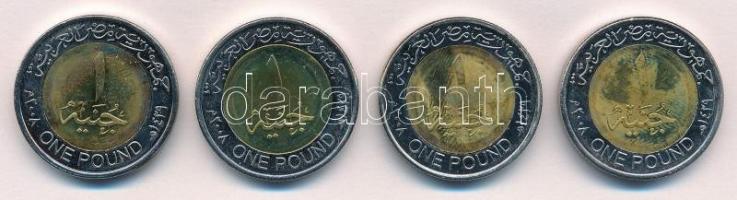 Egyiptom 2008. 1Ł (4xklf) "A fáraók kincsei" multicolor T:1-
Egypt 2008. 1 Pound (4xdiff)...