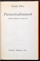 1915-1985 Vegyes könyv és papírrégiség tétel. Közte: 

Szenti Tibor: Parasztvallomások. Gazdák eml...