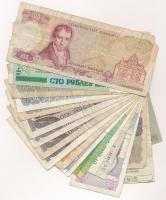 Vegyes 20db-os bankjegy tétel, köze olasz, görög, ciprusi valamint Ausztria 1967. 20Sch T:III,III-
...