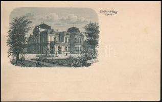 cca 1900 Sopron, Russ-villa, 2 db keményhátú fotó Stagl Ferenc műterméből, 16×11 cm + 1 db Russ-vill...