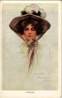 Forever, lady with hat, Reinthal & Newman Series 95 s: Philip Boileau