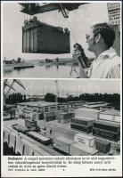 cca 1970-1980 12 db különféle magyar témájú MTI-sajtófotó, különböző méretben