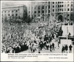 cca 1970-1980 6 db különféle külföldi témájú MTI-sajtófotó, különböző méretben