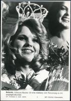 cca 1970-1980 5 db különféle divat témájú MTI-sajtófotó, különböző méretben