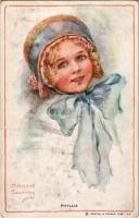 1917 Phyllis, girl with ribbon, Reinthal & Newman No. 2001 s: Millicent Sowerby
