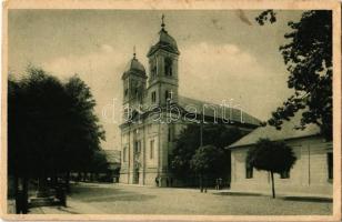 1938 Léva, Levice; Római katolikus templom / Catholic church (ázott sarok / wet corner)