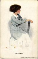 1912 Daydreams, lady, Gutmann & Gutmann s: Bessie Pease Gutmann (fl)