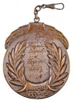 1933. "XXIII. Országos Dalosverseny emlékére" / 1933.VII.2." névre szóló ezüstözött B...