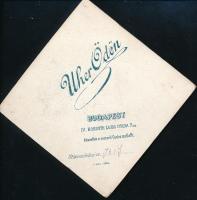cca 1900 6+1 db vizitkártya méretű fptó különféle műtermekből (J. Székely, Wien; Krozics, Pozsony; U...