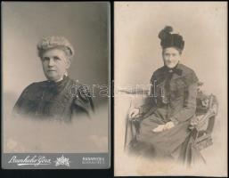 9 db vegyes keményhátú fotó különféle műtermekből (Mai és társa, Koller, Brunhuber, stb.), 10,5×16 c...