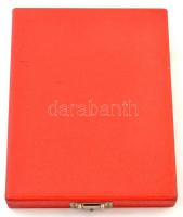 1965. "KPVDSZ Megyei Filmpályázat - Békés, 1965" fém plakett eredeti dísztokban (81x116mm)...