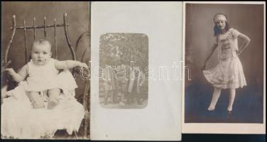 Kis vegyes fotó tétel: életképek, családi képek, összesen 9 db, 9×14 cm