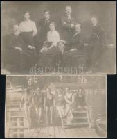 Kis vegyes fotó tétel: életképek, családi képek, összesen 9 db, 9×14 cm