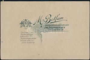 Régi portrék, 6 db keményhátú fotó különféle műtermekből (Strelisky, Langsfeld Mór, stb.), különböző...