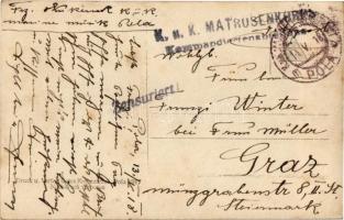 1918 SM Tb 71F (ex Molch) osztrák-magyar haditengerészet Kaiman-osztályú torpedónaszádja / K.u.K. Kr...