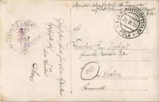 1915 SMS Planet az Osztrák-Magyar Monarchia Planet-osztályú torpedóhajója (őrhajója) / K.u.K. Kriegs...