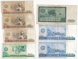 NDK 1964. 50M + 1971. 10M (3x) + 1975. 20M + 100M (2x) T:III,III-
GDR 1964. 50 Mark + 1971. 10 Mark...