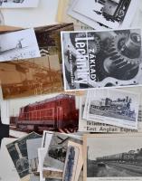 cca 1900-2000 Vasúttörténeti tétel: Vasúti tervrajzok, szakmai nyomtatványok, vasúttörténeti kézirat...