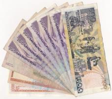 Vegyes 10db-os bankjegy tétel, nagyrészt Fülöp-szigetek, valamint Namíbia, Kenya, Kongó T:III,III-
...