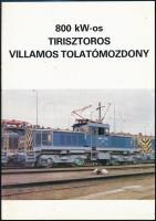 cca 1980 Ganz-MÁVAG Mozdony, Vagon és Gépgyár tirisztoros villamos tolatómozdony prospektusa 10 p / Locomotive booklet
