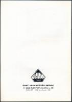 cca 1980 Ganz-MÁVAG Mozdony, Vagon és Gépgyár tirisztoros villamos tolatómozdony prospektusa 10 p / ...