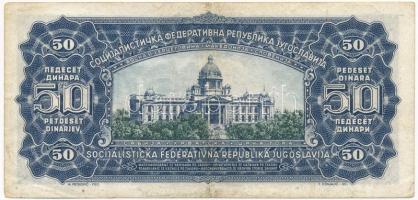 Jugoszlávia 1965. 50D T:III 
Yugoslavia 1965. 50 Dinara C:F