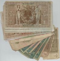 Németország / Weimar Köztársaság 20db-os vegyes bankjegy tétel T:III-IV
Germany / Weimar Republic 2...