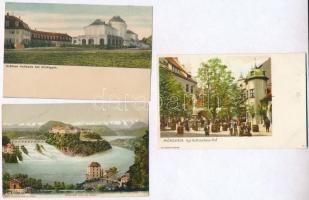 50 db RÉGI külföldi városképes lap jó minőségben / 50 pre-1945 European town-view postcards in good ...