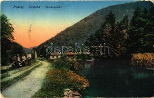 1918 Nadrág, Nadrag, Steinacker; Tó. Kiadja Rusz Árpád / Teich / lake (EK)