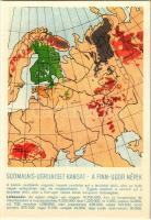A finnugor népek; a Sugurahvaste Instituut (Rokonnépek Intézete) kiadása / Suomalais-Ugrilaiset Kansat / Finno-Ugric language family map