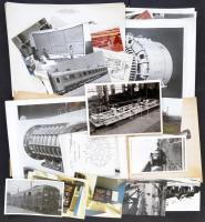 cca 1900-1990 Közlekedéstörténeti fotó tétel. Több száz, nagyrészt vasúttal kapcsolatos fotó, de sok...