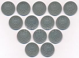 NSZK 1950-1970. 1M Cu-Ni (14xklf) T:1-
FRG 1950-1970. 1M Cu-Ni (14xklf) C:AU